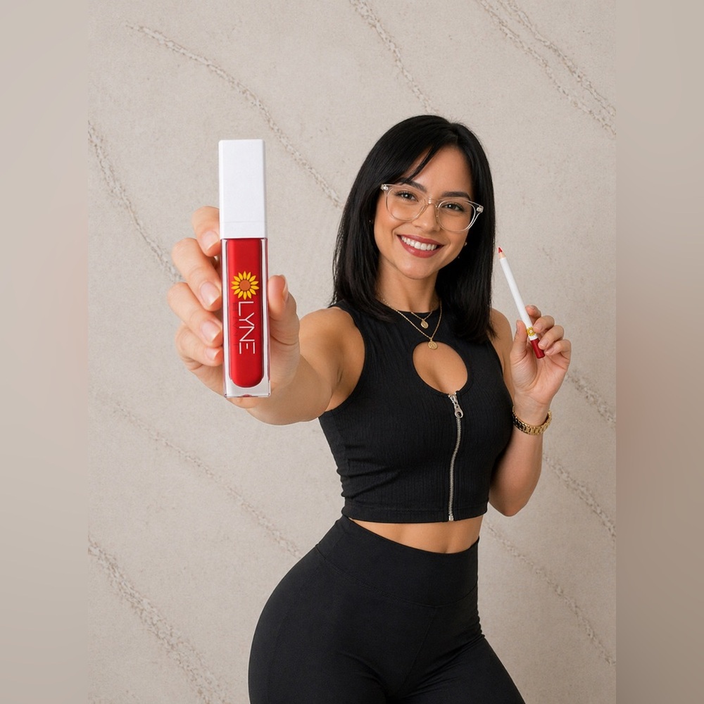 LuxeVelvet Matte Lip Duo | Long Lasting Waterproof Lipstick & Liner Set - Picture 6 of 16